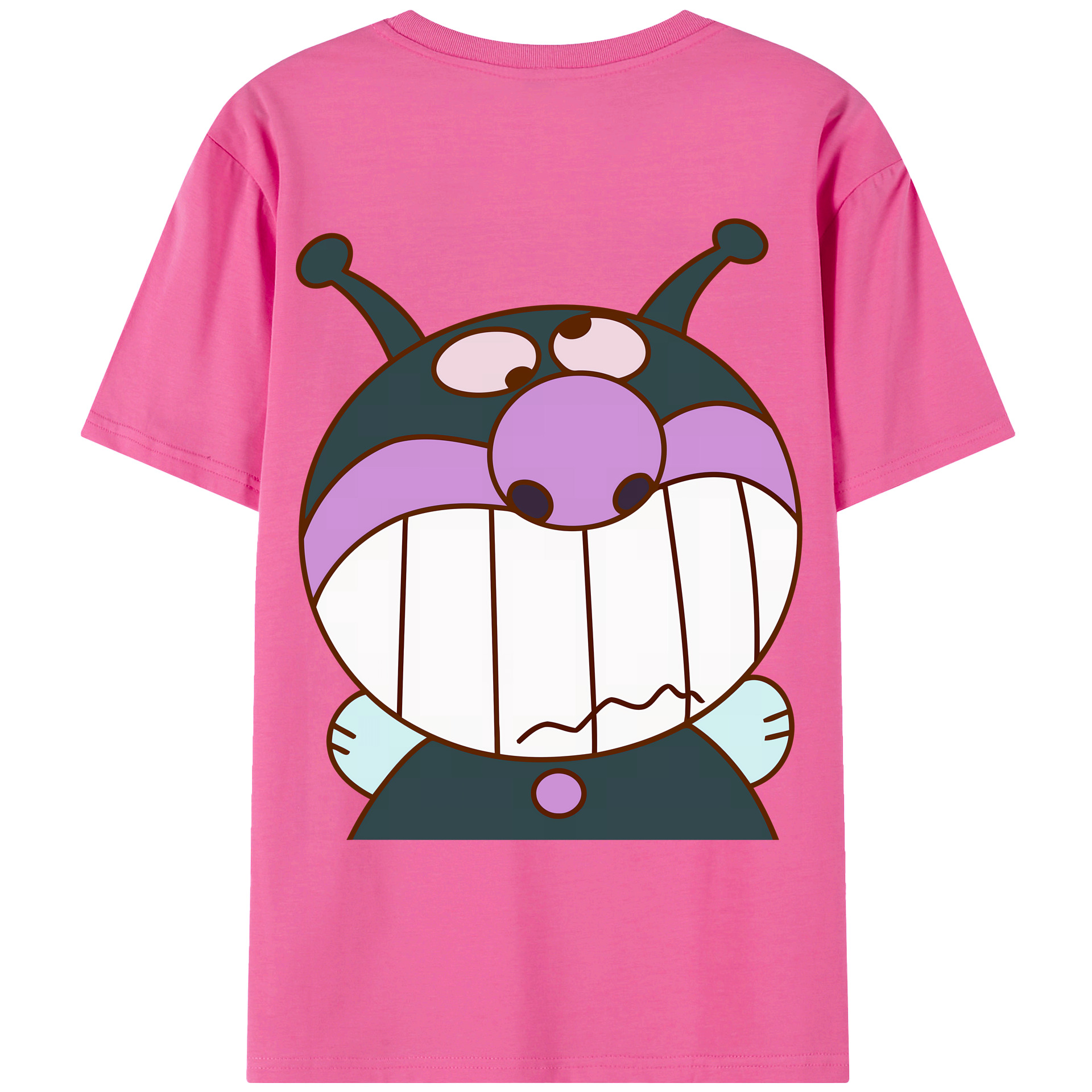 （画像用） アンパンマン Anpanman レディース半袖Tシャツ(バックプリント)